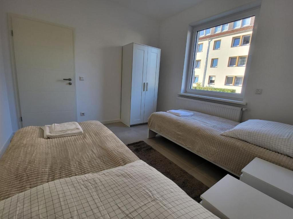 Monteurzimmer Mit Zwei Einzelnen Betten In Einer 3Zi Wohnung Mit Kuche Und Bad Osnabrück Exteriör bild