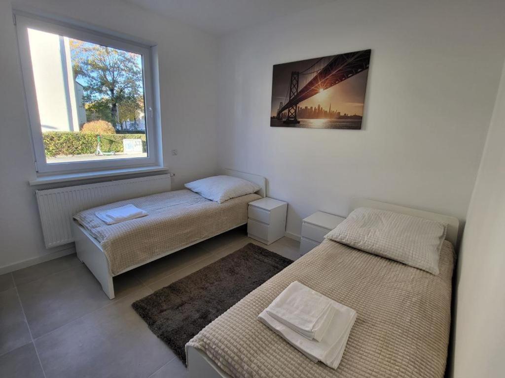 Monteurzimmer Mit Zwei Einzelnen Betten In Einer 3Zi Wohnung Mit Kuche Und Bad Osnabrück Exteriör bild